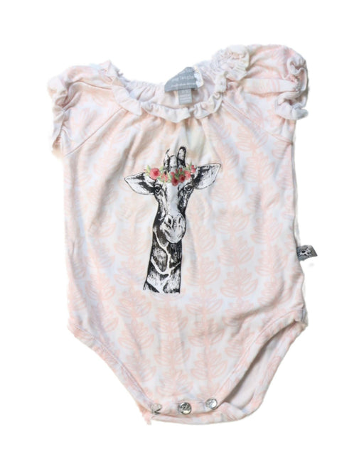 A Multicolour Short Sleeve Bodysuits from and the little dog laughed in size 0-3M for girl. (Front View)
