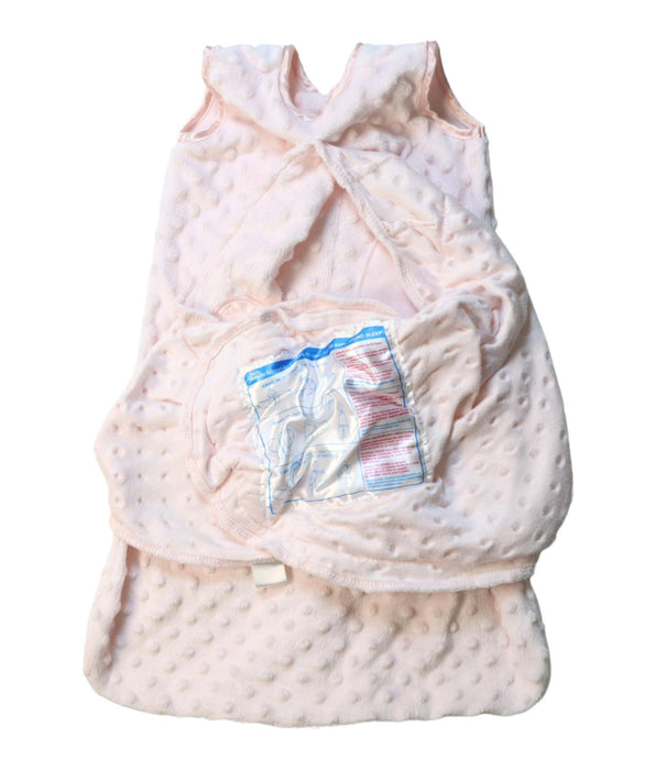 A Pink Sleepsacs from HALO in size 0-3M for girl. (Back View)