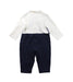 A Blue Long Sleeve Jumpsuits from Chickeeduck in size 12-18M for boy. (Back View)