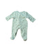 A Green Onesies from Vertbaudet in size Newborn for neutral. (Back View)