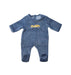 A Navy Onesies from Vertbaudet in size Newborn for boy. (Front View)
