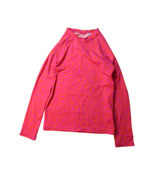 A Pink Rash Guards from Boden in size 11Y for girl. (Front View)