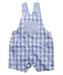 A Blue Overall Shorts from Joules in size 3-6M for boy. (Front View)