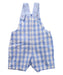 A Blue Overall Shorts from Joules in size 3-6M for boy. (Back View)