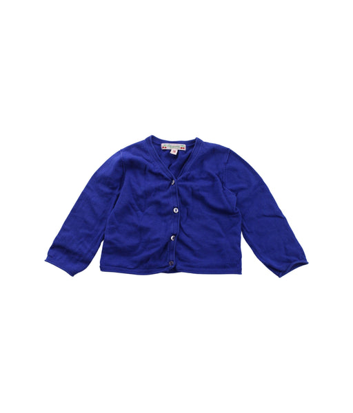 A Blue Cardigans from Bonpoint in size 12-18M for girl. (Front View)