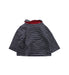 A Blue Coats from Petit Bateau in size 3-6M for girl. (Back View)