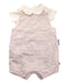A White Short Sleeve Tops from Jacadi in size 3-6M for girl. (Front View)
