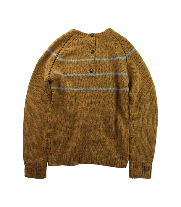 A Gold Knit Sweaters from Bellerose in size 12Y for boy. (Back View)