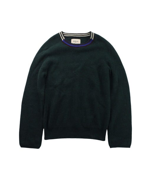 A Green Knit Sweaters from Bellerose in size 8Y for boy. (Front View)