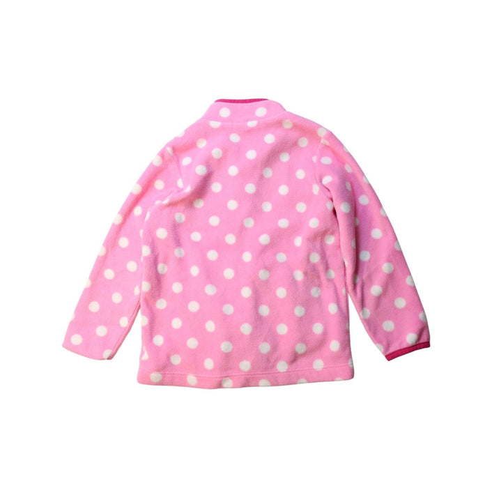 A Pink Lightweight Jackets from Miki House in size 4T for girl. (Back View)