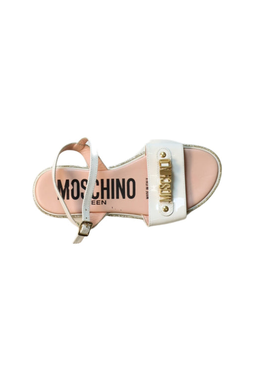 A Multicolour Sandals from Moschino in size 9Y for girl. (Front View)