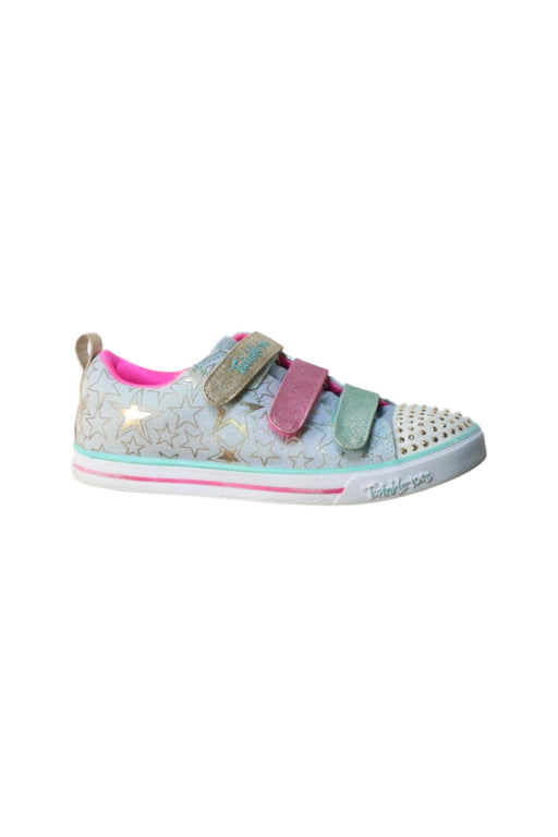 A Multicolour Sneakers from Skechers in size 10Y for girl. (Front View)