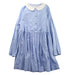 A Blue Long Sleeve Dresses from Jacadi in size 10Y for girl. (Front View)