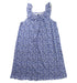 A Blue Sleeveless Dresses from Petit Bateau in size 8Y for girl. (Front View)