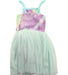 A Green Sleeveless Dresses from Rock Your Kid in size 6T for girl. (Back View)