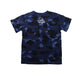 A Blue Short Sleeve T Shirts from BAPE KIDS in size 7Y for boy. (Back View)