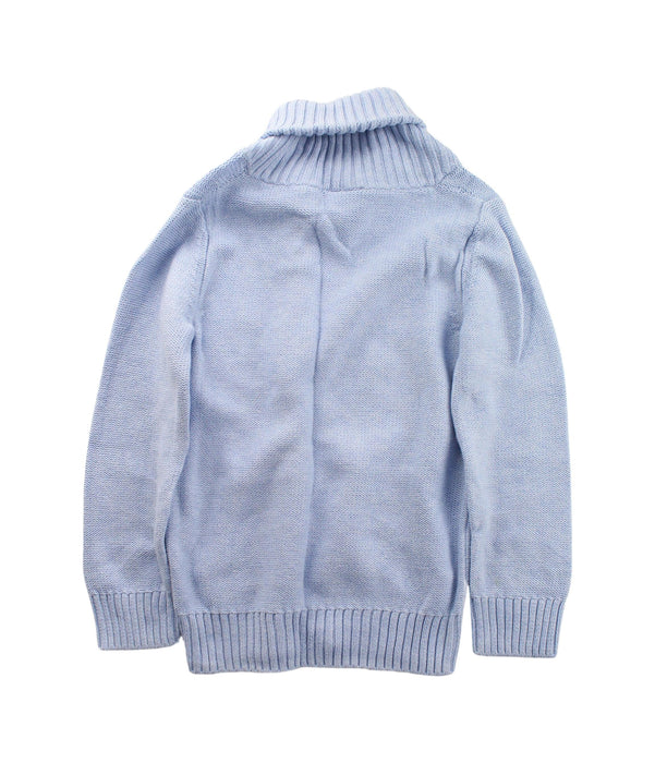 A Blue Knit Sweaters from Seed in size 8Y for boy. (Back View)