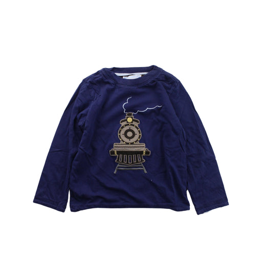 A Blue Long Sleeve T Shirts from Janie & Jack in size 2T for boy. (Front View)