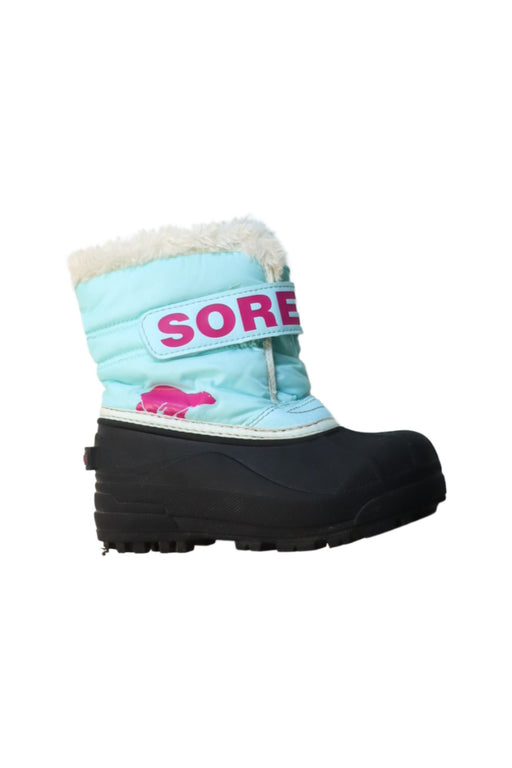 A Multicolour Winter Boots from Sorel in size 5T for boy. (Front View)