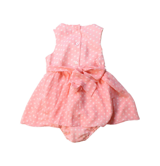 A Pink Sleeveless Bodysuits from Nicholas & Bears in size 6-12M for girl. (Back View)