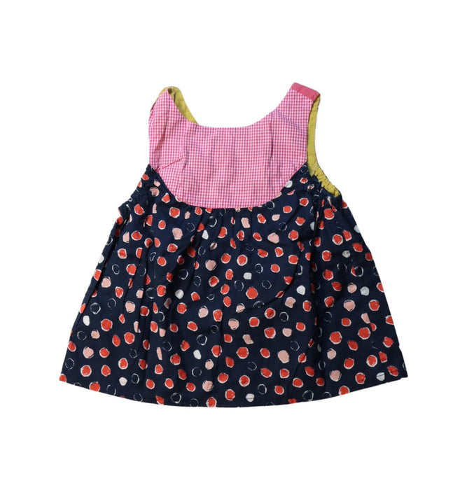 A Multicolour Sleeveless Dresses from Wafflish Waffle in size 18-24M for girl. (Back View)