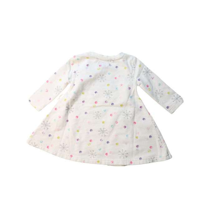 A Multicolour Long Sleeve Dresses from Roots in size 3-6M for girl. (Back View)
