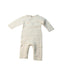 A White Long Sleeve Jumpsuits from Oeuf in size 0-3M for neutral. (Back View)