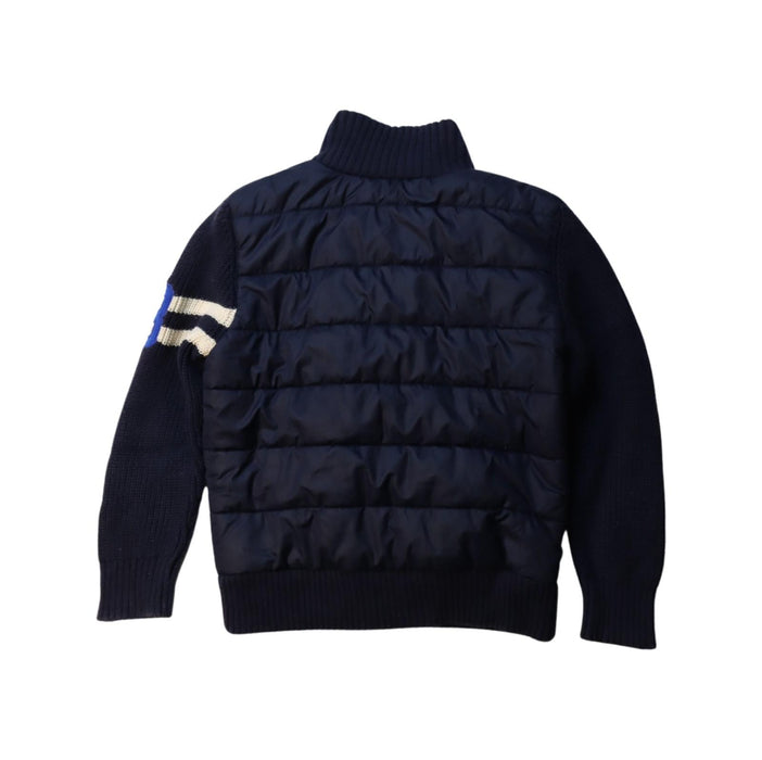 A Black Puffer/Quilted Jackets from Polo Ralph Lauren in size 3T for boy. (Back View)