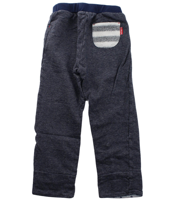 A Blue Sweatpants from Miki House in size 4T for boy. (Back View)
