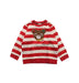 A Red Crewneck Sweatshirts from Miki House in size 4T for boy. (Front View)