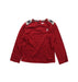 A Red Long Sleeve T Shirts from Burberry in size 3T for girl. (Front View)