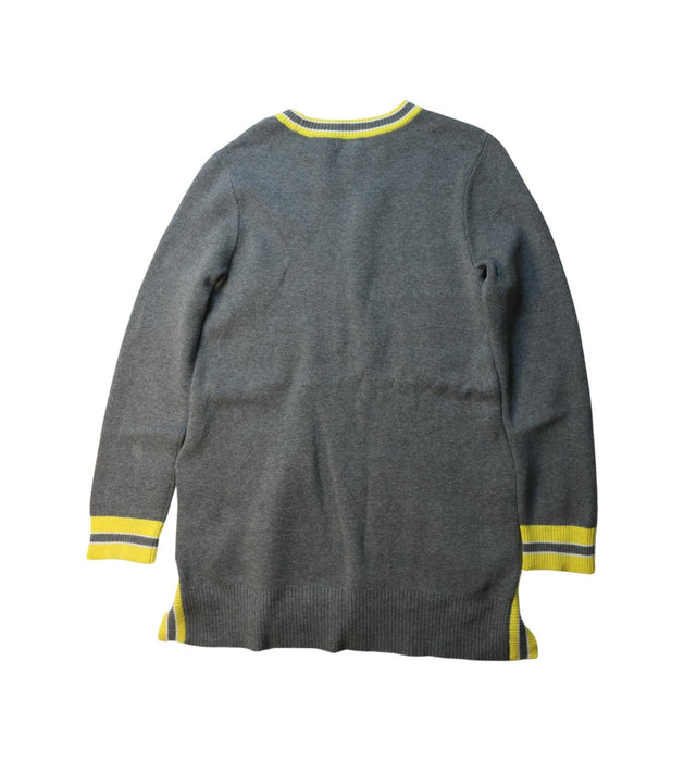 A Grey Knit Sweaters from Ferrari in size 9Y for boy. (Back View)