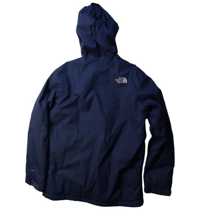 A Navy Ski Jackets from The North Face in size 6-12M for boy. (Back View)