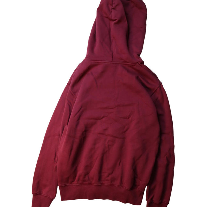 A Red Hooded Sweatshirts from Molo in size 12Y for boy. (Back View)