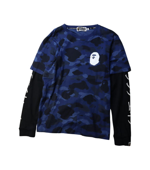 A Multicolour Long Sleeve Tops from Bape by A Bathing Ape in size 14Y for boy. (Front View)