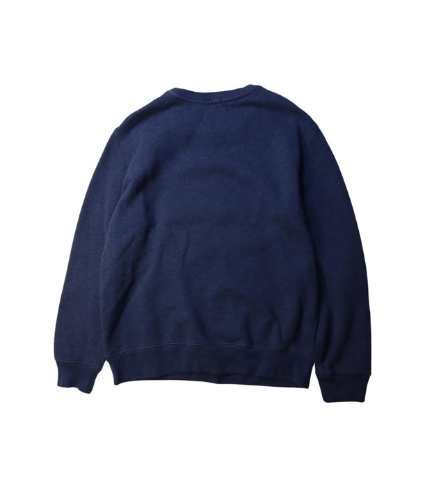 A Navy Crewneck Sweatshirts from Polo Ralph Lauren in size 14Y for boy. (Back View)