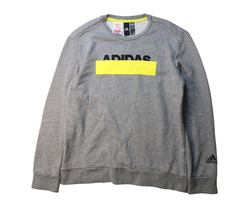 A Multicolour Crewneck Sweatshirts from Adidas in size 11Y for boy. (Front View)
