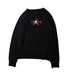 A Black Crewneck Sweatshirts from Air Jordan in size 12Y for boy. (Front View)