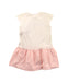 A White Short Sleeve Dresses from Armani in size 2T for girl. (Back View)