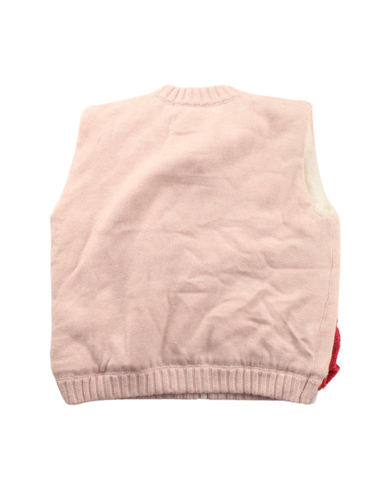 A Pink Sweater Vests from The Bonnie Mob in size 18-24M for girl. (Back View)