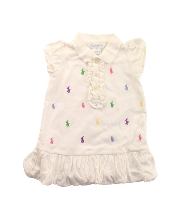 A White Dress Sets from Ralph Lauren in size 6-12M for girl. (Front View)