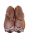 A Brown Flats from Mini Melissa in size 3T for girl. (Back View)