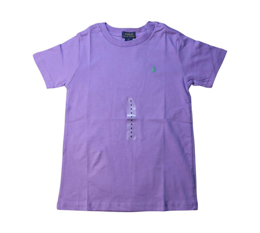 A Purple Short Sleeve T Shirts from Polo Ralph Lauren in size 6T for boy. (Front View)