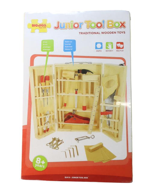 A Multicolour Wooden Toys from Bigjigs in size 8Y for neutral. (Front View)