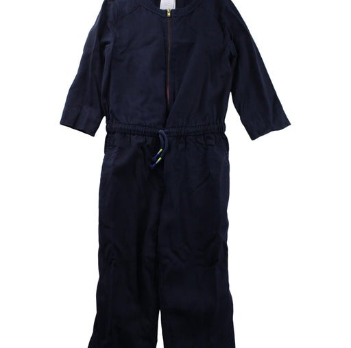 A Blue Long Sleeve Jumpsuits from Crewcuts in size 7Y for boy. (Front View)