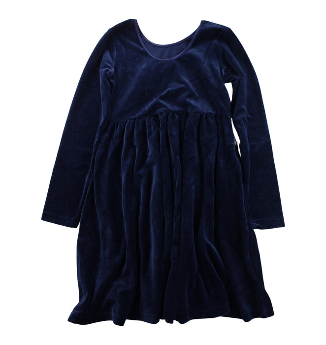 A Blue Long Sleeve Dresses from Hanna Andersson in size 10Y for girl. (Back View)