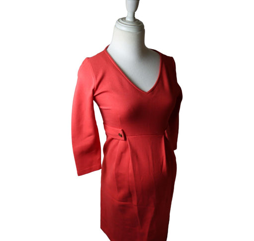 A Red Long Sleeve Dresses from Isabella Oliver in size M for maternity. (Front View)