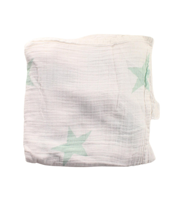 A Green Swaddles from Aden & Anais in size O/S for neutral. (Front View)
