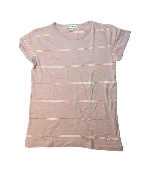 A Multicolour Short Sleeve T Shirts from Emile et Ida in size 12Y for girl. (Front View)