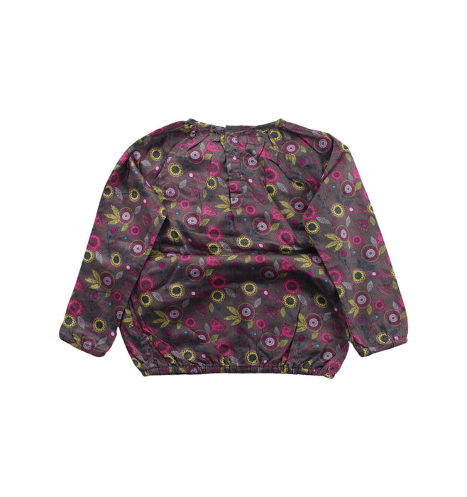 A Multicolour Long Sleeve Tops from La Compagnie des Petits in size 4T for girl. (Back View)